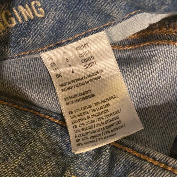 American Eagle Size 0 Short Jeggings - Picture 3 of 5